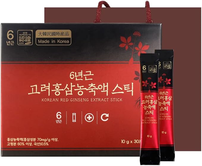 JUNGWONSAM Korean 6 Years Red Ginseng Extract Stick 300g