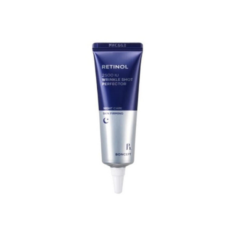 Boncept Retinol 2500 IU Wrinkle Shot Perfector 15ml, Retinol Face Serum with Adenosine & Panthenol, Anti-Aging Skin Care