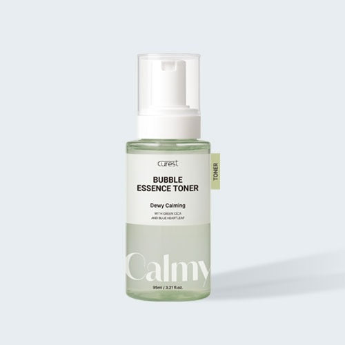 CureRest Hydrating Bubble Essence Toner 95ml, Hyaluronic Acid & Panthenol Foaming Toner
