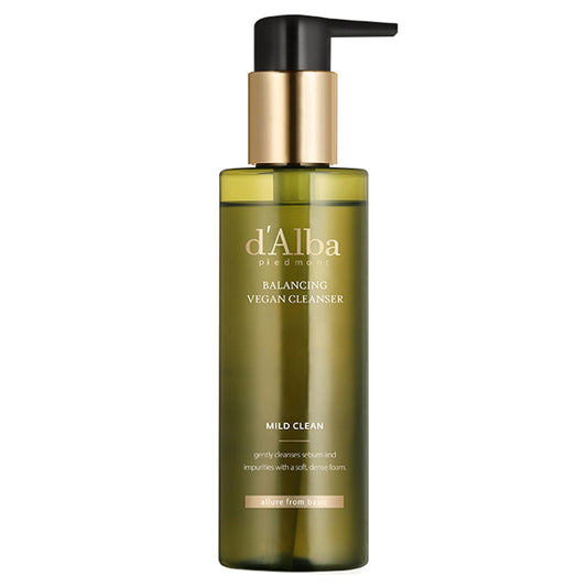 [d'alba] Mildes, hautausgleichendes, veganes Reinigungsmittel mit italienischem weißen Trüffel, 200 ml