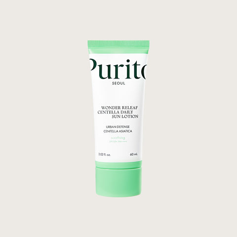 [Purito] Wonder Releaf Centella Daily Sun Lotion SPF50+ PA++++ 60ml - JTORY : Quick Delivery From KOREA