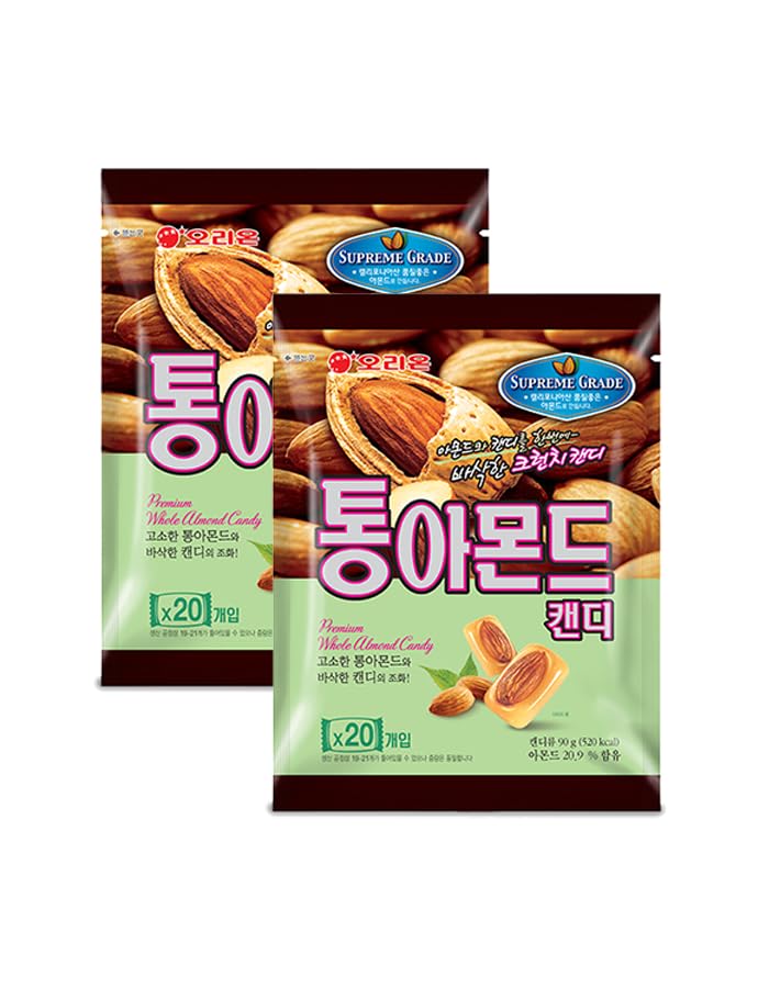 [Orion] Whole Almond Candy 180g (Pack of 2)