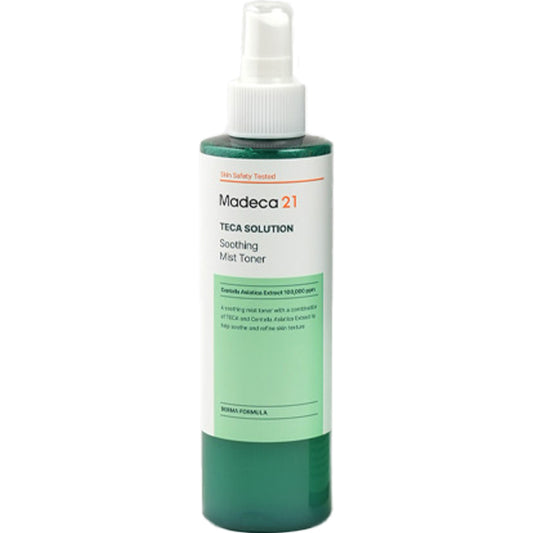 Madeca21 TECA Solution Soothing Mist Toner 200ml, Hydrating Facial Mist with Centella Extract, Cooling & Calming Skin Care
