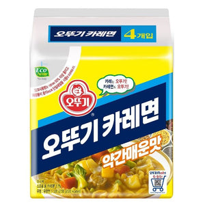 [OTTOGI] Curry Noodle Soup Ramen 130g * 4ea