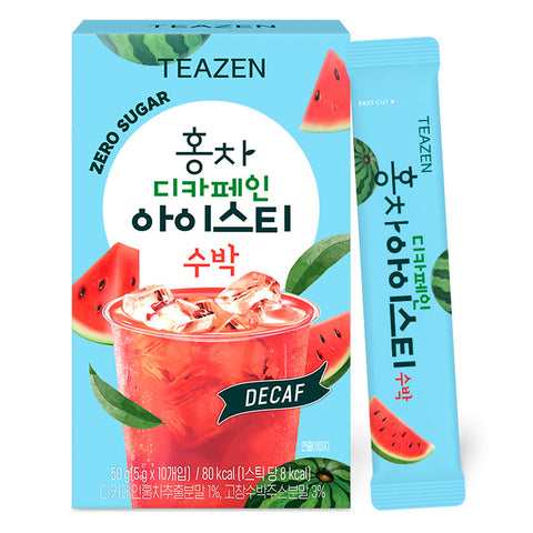 [TEAZEN] Summer Watermelon Iced Tea 10 Sticks - JTORY : Quick Delivery From KOREA