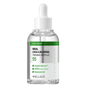 [WELLAGE] Real Cica Calming Trouble Ampoule 50ml - JTORY : Quick Delivery From KOREA