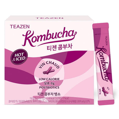 [TEAZEN] Mulled Wine Kombucha Tea 30 Sticks - JTORY : Quick Delivery From KOREA