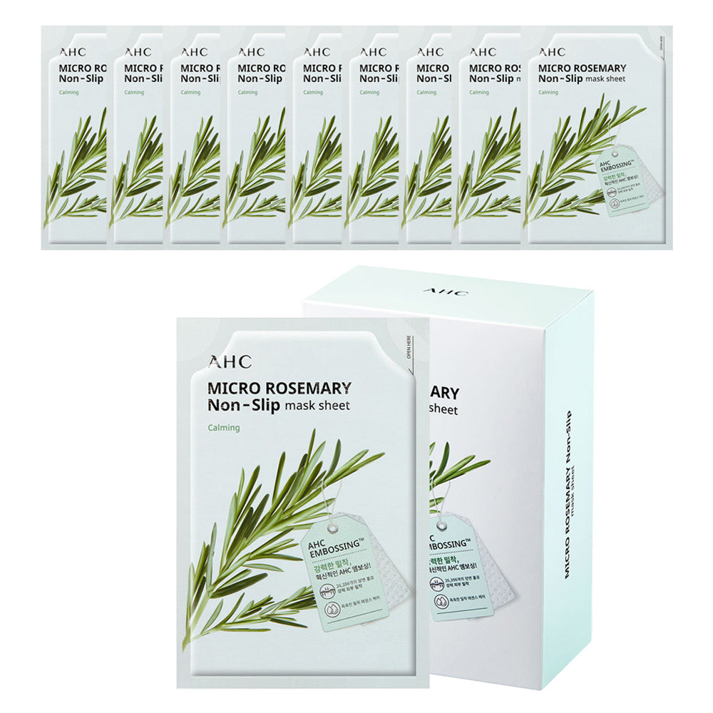 [AHC] Micro Rosemary Non-Slip Mask Sheet 10 Sheets