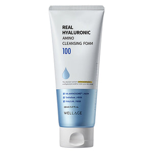 [wellage] Real Hyaluronic Amino Cleansing Foam 150ml - JTORY : Quick Delivery From KOREA