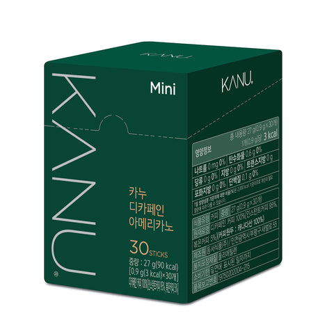 [Dongsuh] MAXIM KANU Mini Decaf Americano Coffee 0.9gx30T