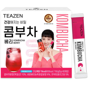 [TEAZEN] Berry Kombucha Tea 30 Sticks - JTORY : Quick Delivery From KOREA