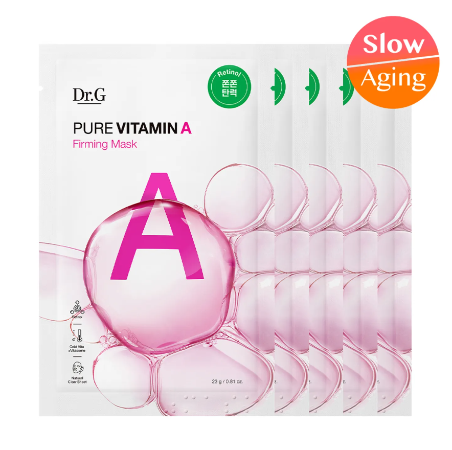 [Dr.G] Pure Vitamin A Firming Mask Sheet 5ea | OLIVE YOUNG Global