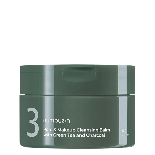 [numbuzin] No.3 Pore & Makeup Cleansing Balm with Green Tea and Charcoal 85g