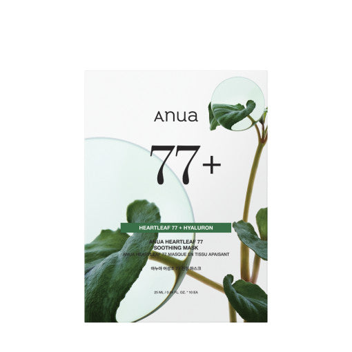 [Anua] Heartleaf 77% Soothing Sheet Mask Set (10 masks)