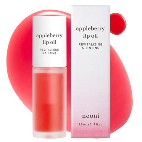 [NOONI] Lip Oil 7.5ml - 01. Appleberry - JTORY : Quick Delivery From KOREA