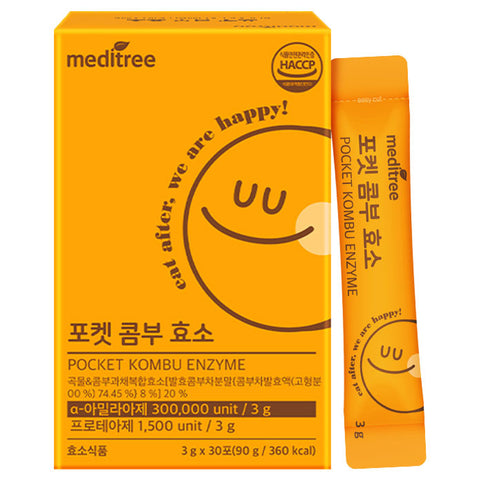 [MEDITREE] Pocket Kombu Enzyme 90g (30 Sticks)