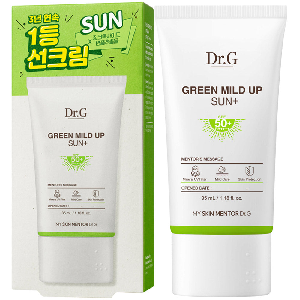 [Dr.G] Green Mild Up Sun+ 35ml SPF50+ PA++++ - JTORY : Quick Delivery From KOREA