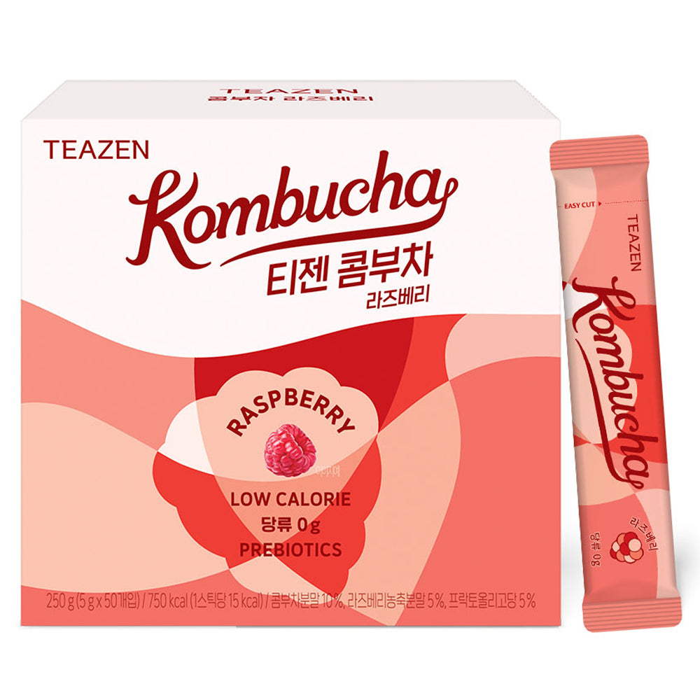 [TEAZEN] Raspberry Kombucha Tea 30 Sticks - JTORY : Quick Delivery From KOREA