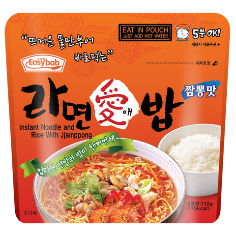 [Easybab] Woori Rice & Noodle Jjamppong 110g