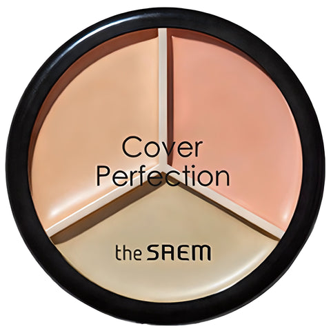 [THESAEM] Cover Perfection Dreifach-Concealer - 01 Correct Beige 