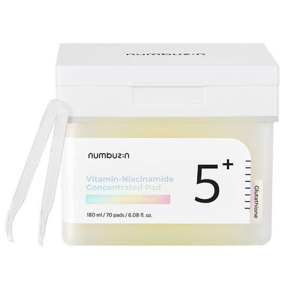 [numbuzin] No.5+ Niacinamide Concentrated Toner Pad (70 Pads)