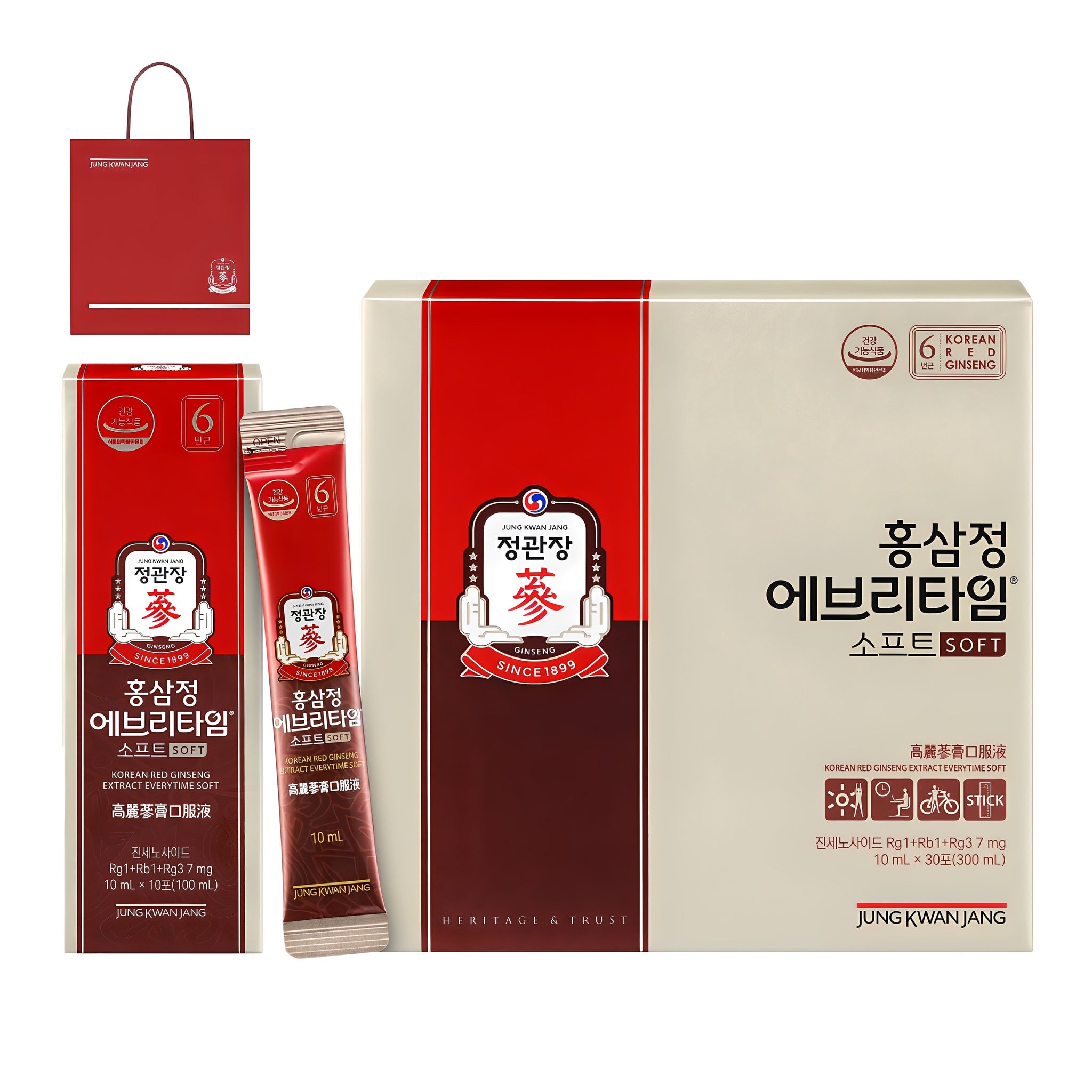 [JungKwanJang] Ginseng Everytime Extrakt Stick Soft 300ml (10ml*30ea)