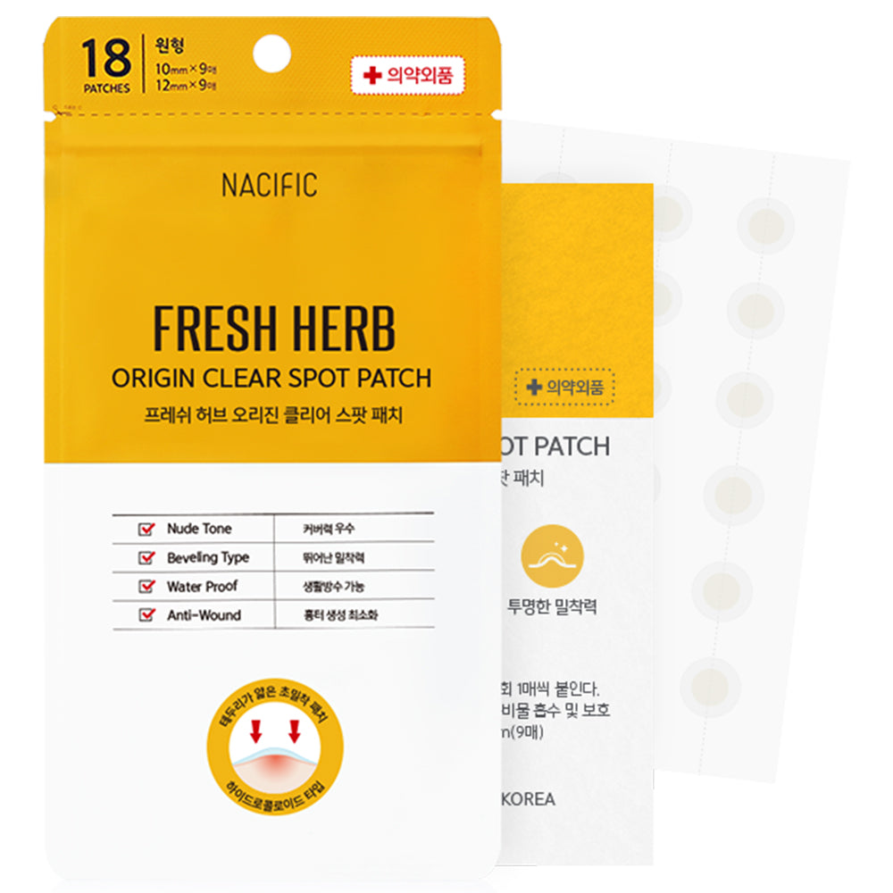 [NACIFIC] Fresh Herb Origin Clear Spot Patch (18 Pflaster)