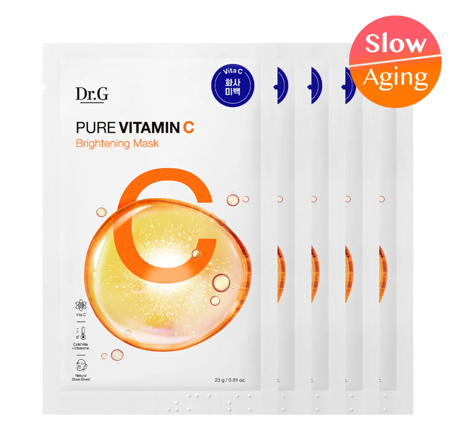 [Dr.G] Pure Vitamin C Brightening Mask Sheet 5ea