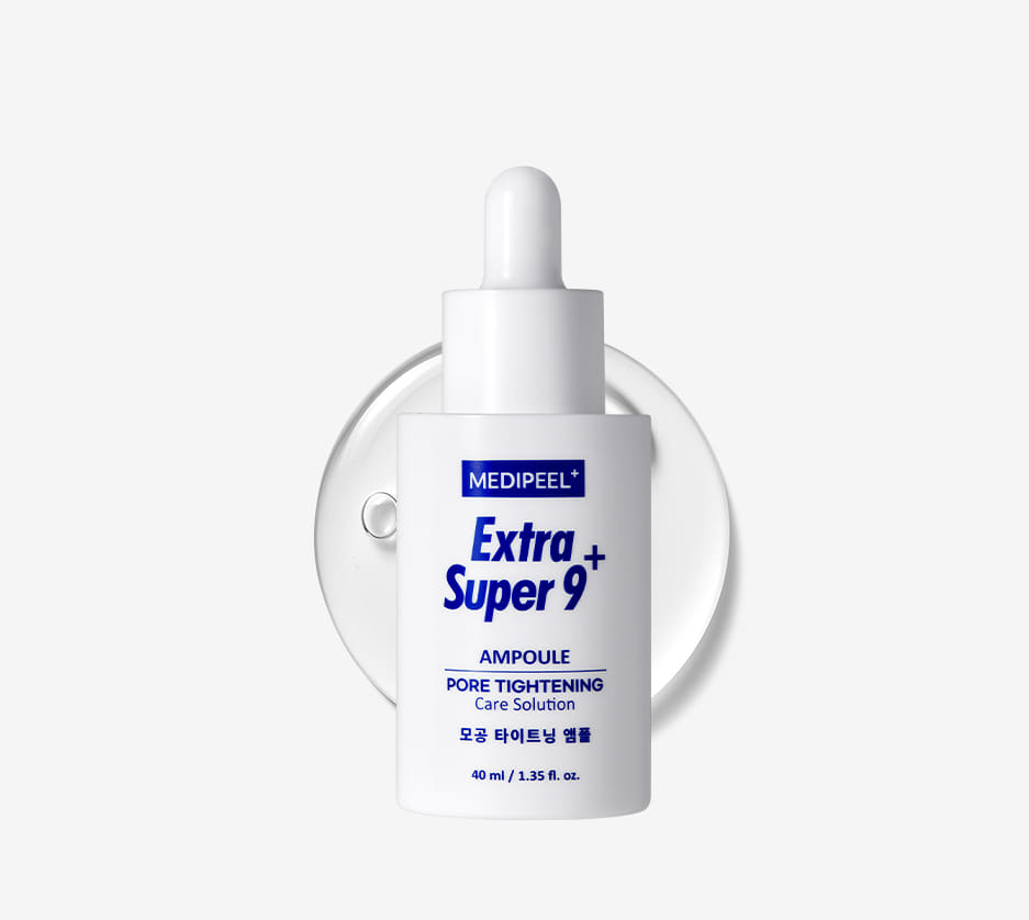 MEDI-PEEL Extra Super 9 Plus Pore Refining Ampoule 40ml, Peptide & Niacinamide Facial Serum