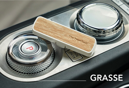 [Bullsone] Grasse Hinoki Car Air Freshener, Vent Clip Vehicle Fragrance Diffuser, Premium Korean Auto Air Freshener with 2 Refills, Made in Korea