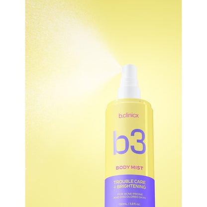 b.clinicx Nicacinamide Trouble Clear Tone Up Body Mist 150ml