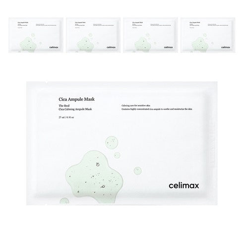 [cellimax] The Real Cica Calming Ampoule Mask 27ml 5ea - JTORY : Quick Delivery From KOREA