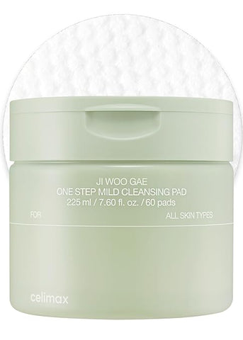 [celimax] Ji.Woo.Gae One Step Mild Cleansing Pad (60pads) - JTORY : Quick Delivery From KOREA