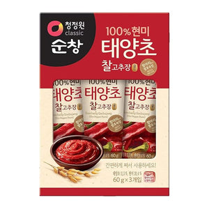 [Chung Jung One] Taeyangcho Red Chili Paste Gold, Tube Type 180g (60g*3ea)