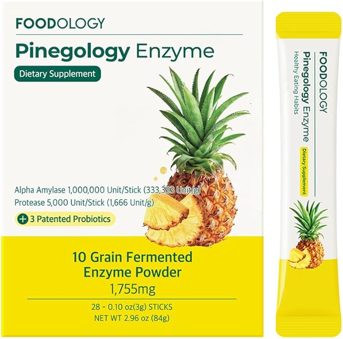 [FOODOLOGY] Pineology Enzymes 84g (28 Sticks)