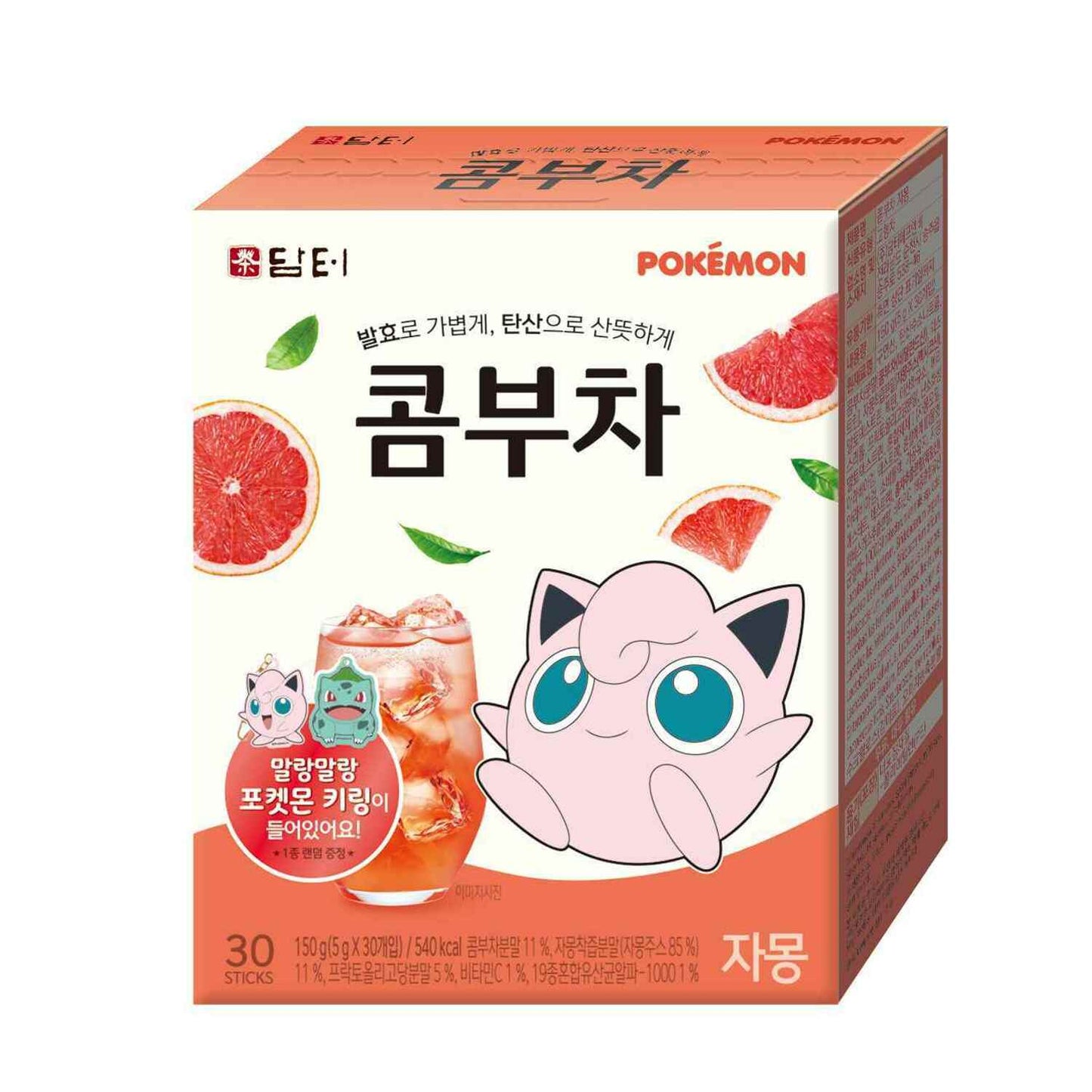 [Damtuh] Pokemon Kombucha Grapefruit 30T 