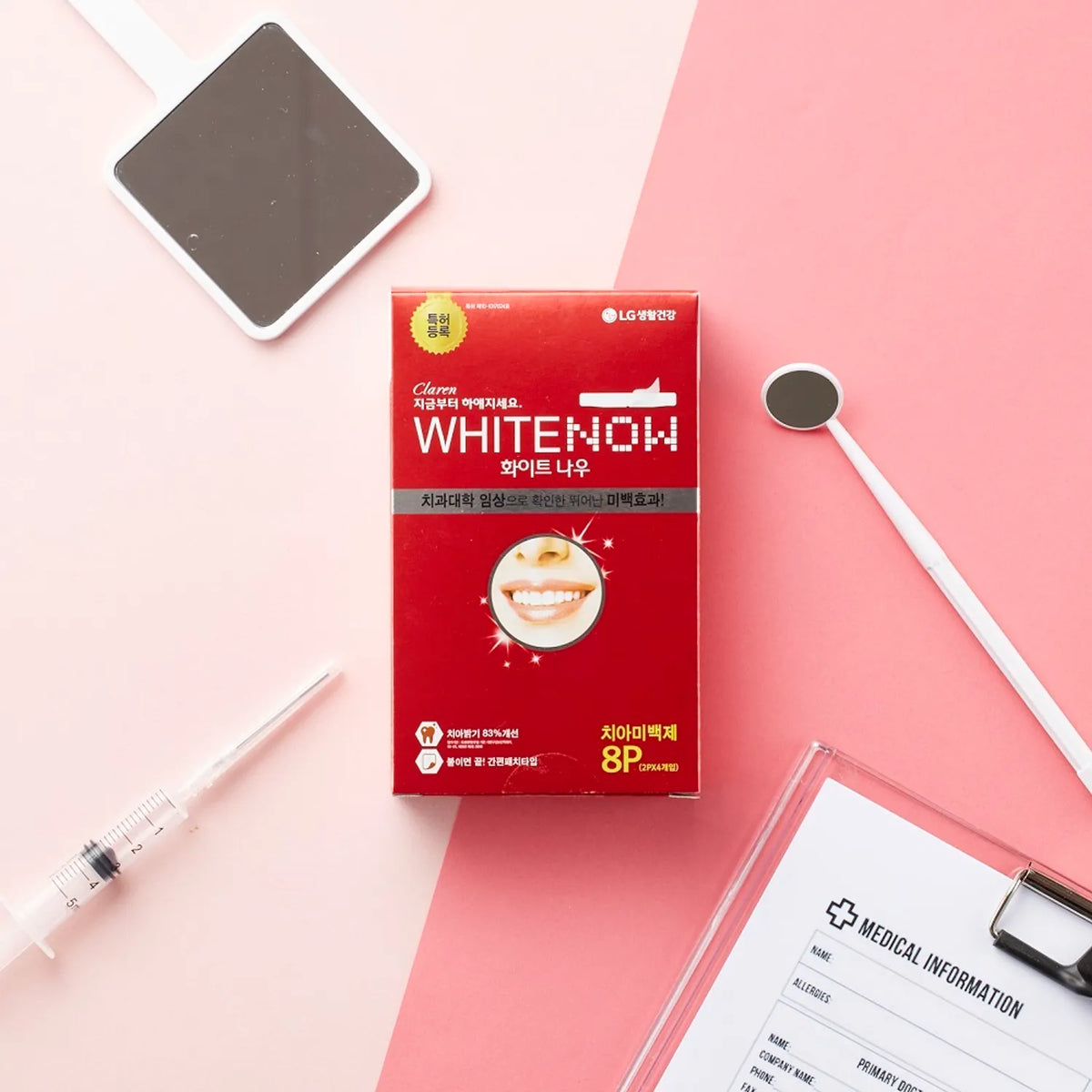 Perio White Now Whitening Patch 8P 3 SET