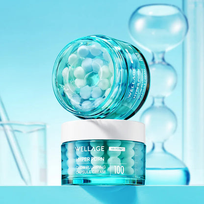WELLAGE Hyper PDRN Glow Plumping Capsule Cream 50ml | Firming & Glow Moisturizer
