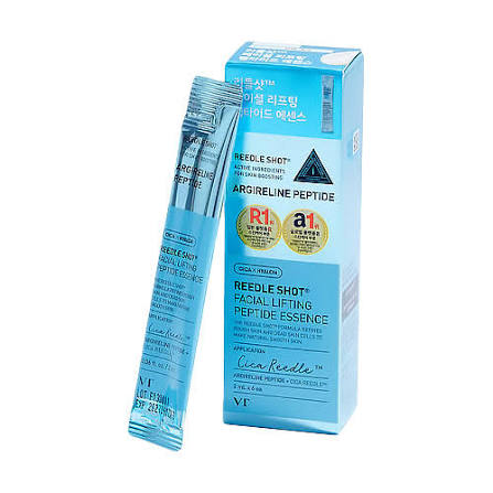 VT Reedle Shot Facial Firming Peptide Essence 2ml x 6 Capsules, Peptide Skin Conditioning Essence