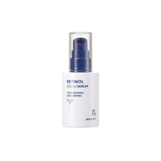 Boncept Retinol 500 IU Serum 30ml, Retinol Face Serum with Adenosine & Panthenol, Anti-Aging Hydrating Facial Serum
