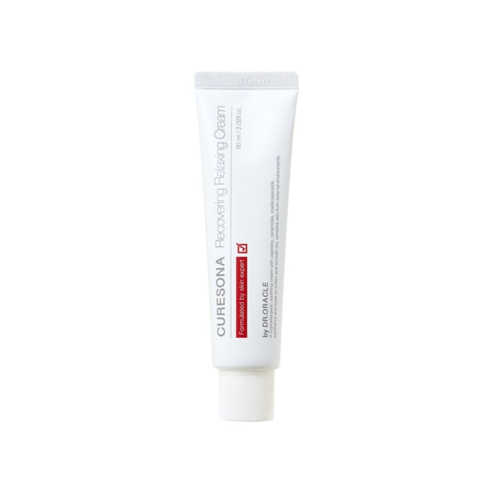 Dr. Oracle Cure Sona Recovering Relaxing Cream 60ml, Ceramide & Madecassoside Barrier Moisturizer