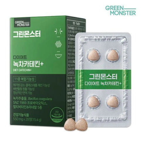 [Green Monster] Diet 14 in 1 Green Tea Catechin+ 28Tablets