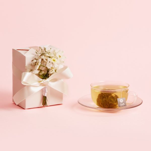 OSULLOC Wedding Green Tea 20 Pyramid Tea Bags — brand product imagery