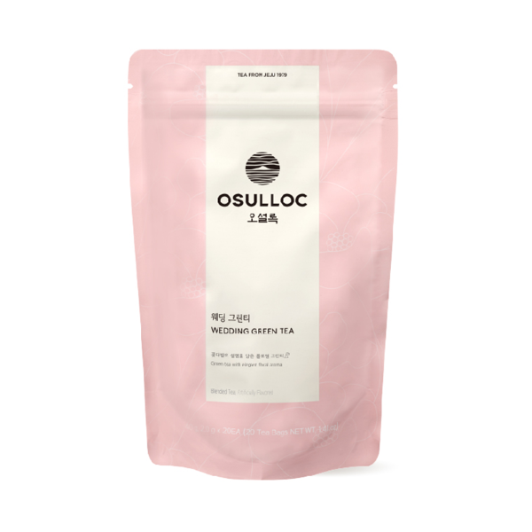 OSULLOC Wedding Green Tea 20 Pyramid Tea Bags