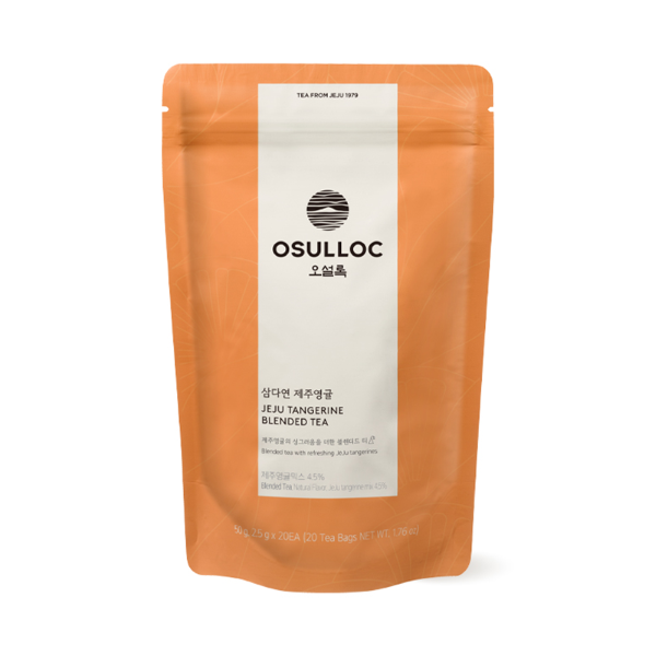 OSULLOC Jeju Tangerine Blended Tea 20 Pyramid Tea Bags