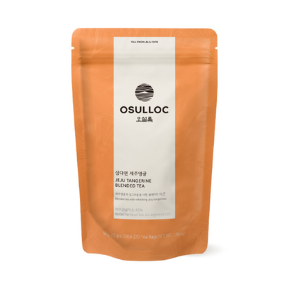 OSULLOC Jeju Tangerine Blended Tea 20 Pyramid Tea Bags